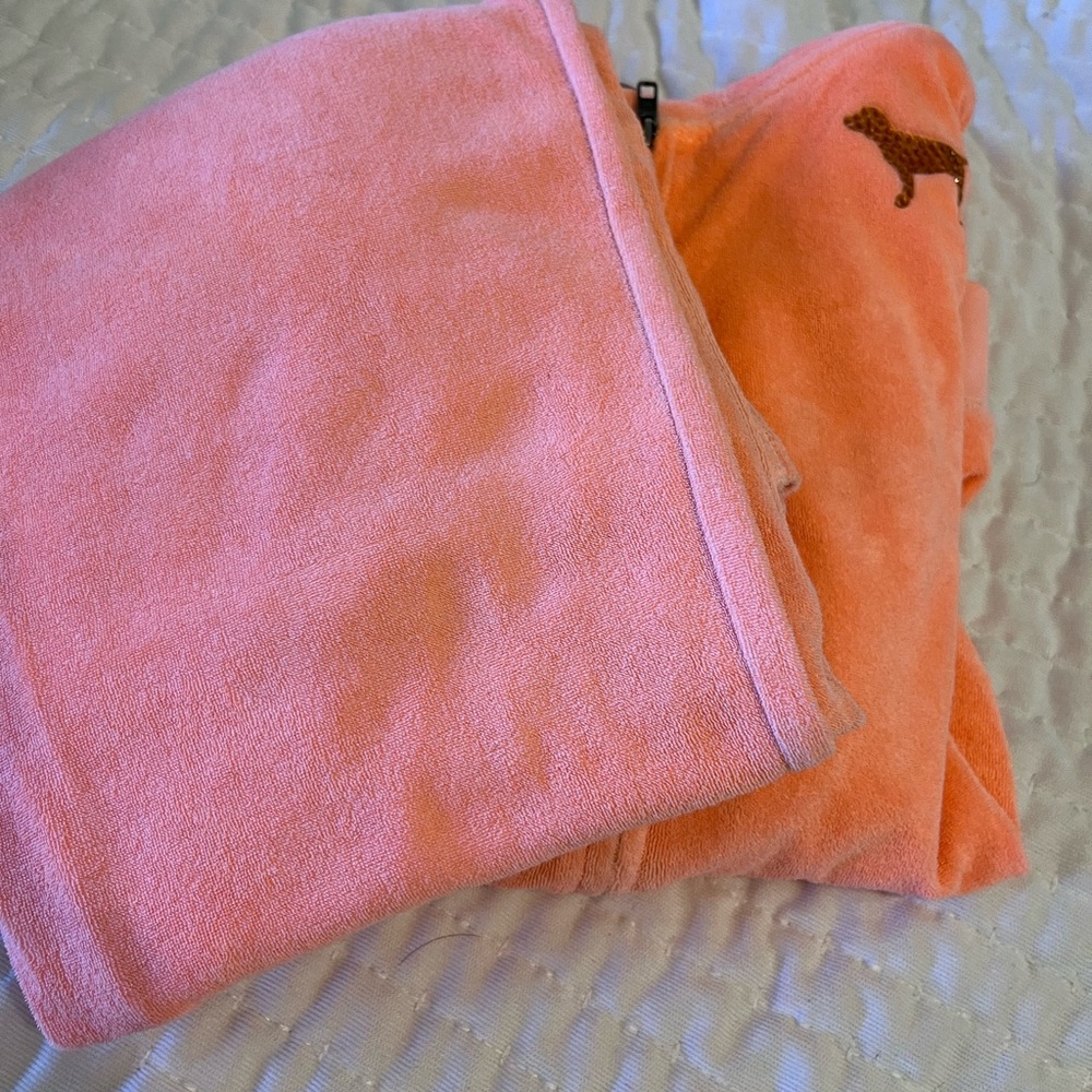 Vintage Victoria Secret Pink terry tracksuit bling